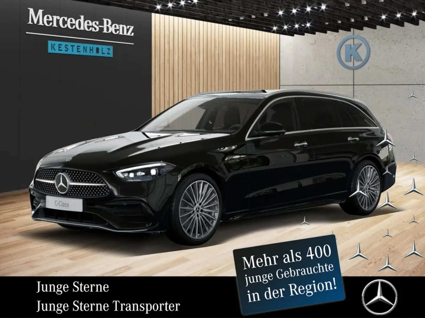 Mercedes-Benz C 300 C 300 de T-Modell *AMG*MBUX*AHK*BURMESTER*STHZ* Schwarz - 1