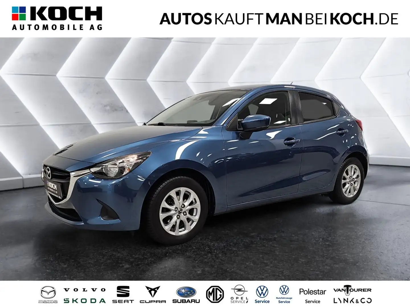 Mazda 2 SKY-G 90PS AT Exclusive PDC SHZ AppleCarPlay Blauw - 1