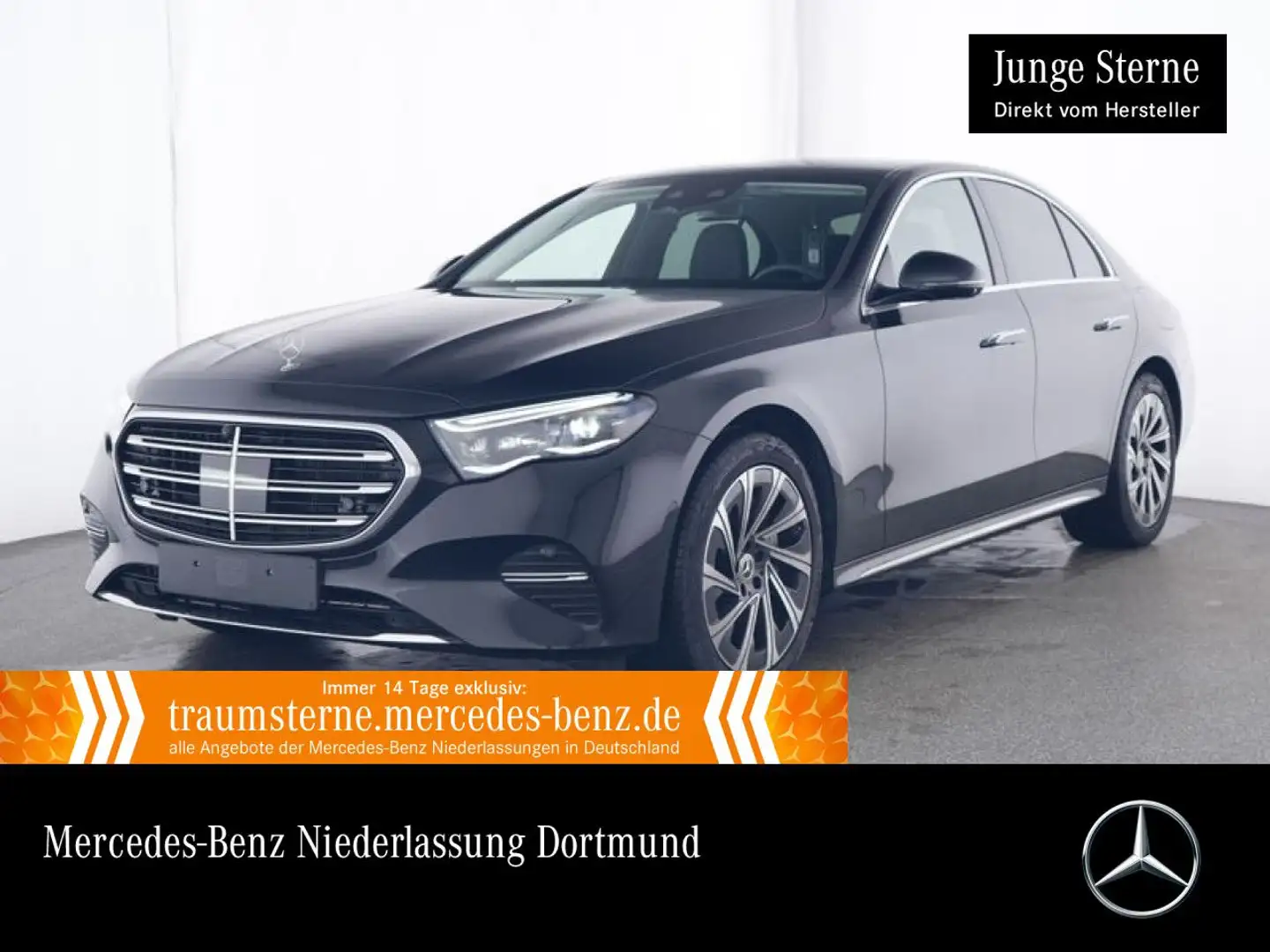 Mercedes-Benz E 300 de Hybrid Fahrass 360° Burmester Distr. PTS Schwarz - 1