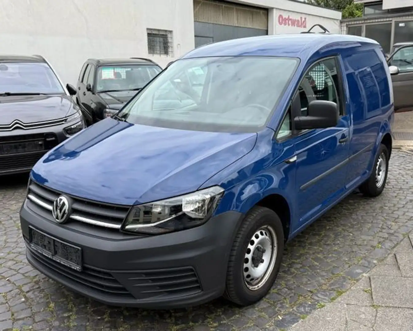 Volkswagen Caddy 2.0 TDI Kasten BMT Klima Euro6 1.Hand Blau - 1