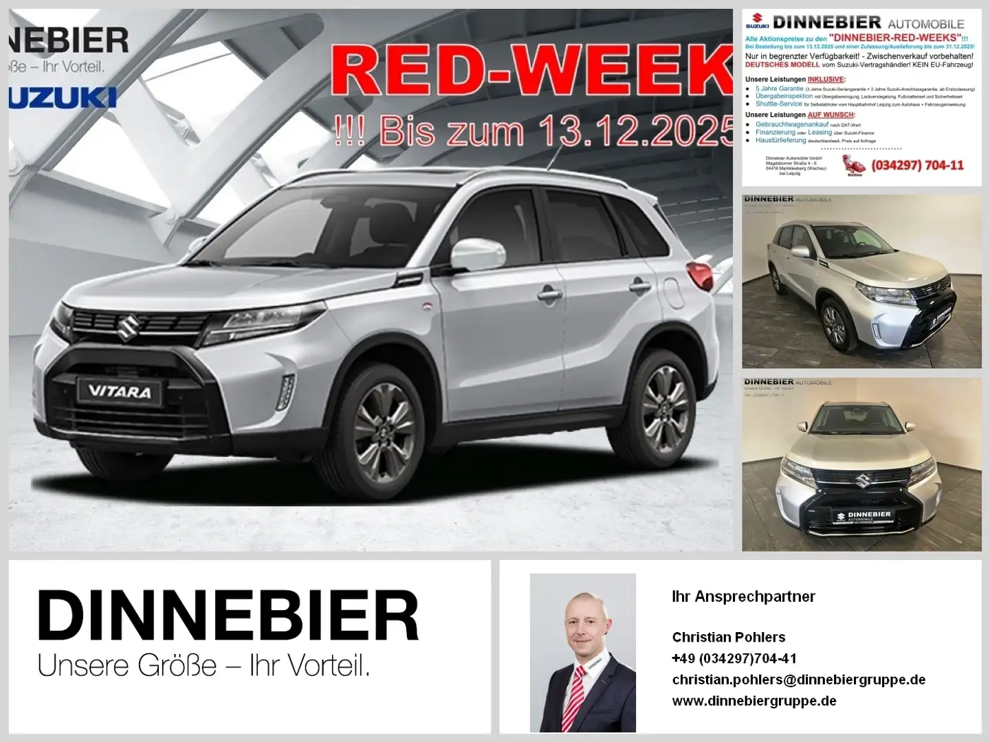 Suzuki Vitara Comfort (MT) inkl. Allwetterreifen *5 Jahre Garant Argent - 1