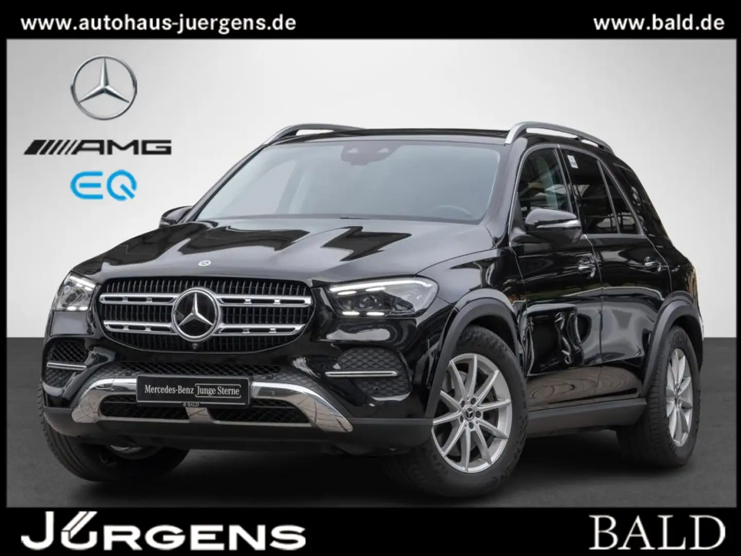 Mercedes-Benz GLE 450 d 4M Pano/Burm/Airm/AHK/HUD/360/Memo/Dis Schwarz - 1