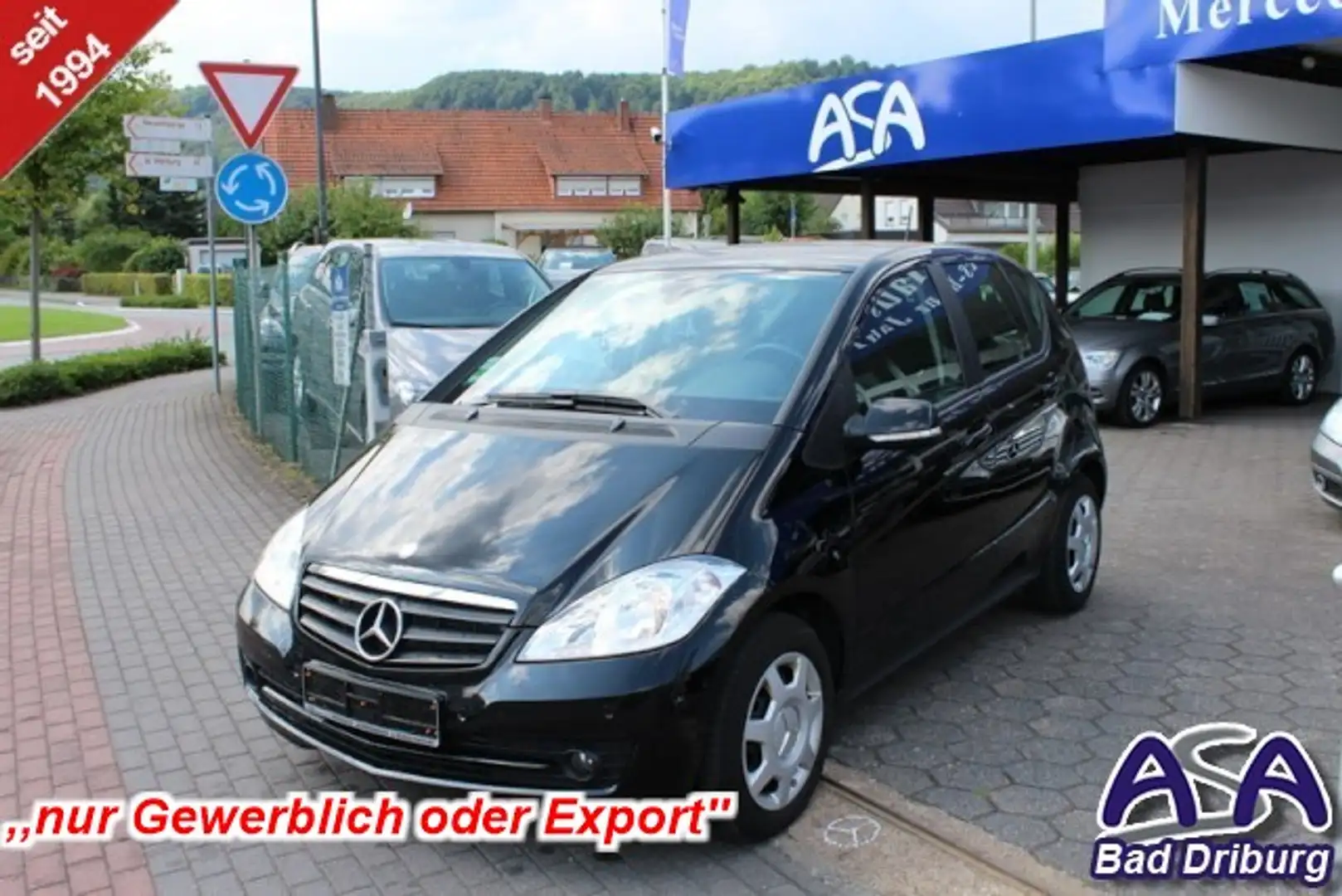 Mercedes-Benz A 160 Diesel mit TÜV: 02 / 2027 für Gewerbe/ Export Noir - 1