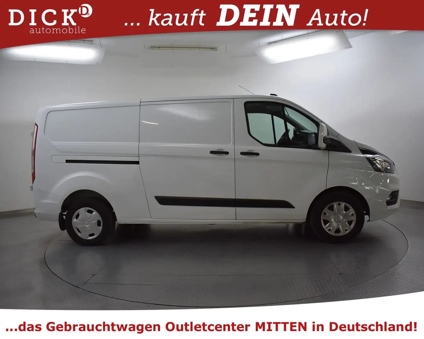Ford Transit Custom Transit Cust 2.0d L2 3SI+KLIMA+SHZ+TEMP+DAB+PDC Weiß - 1