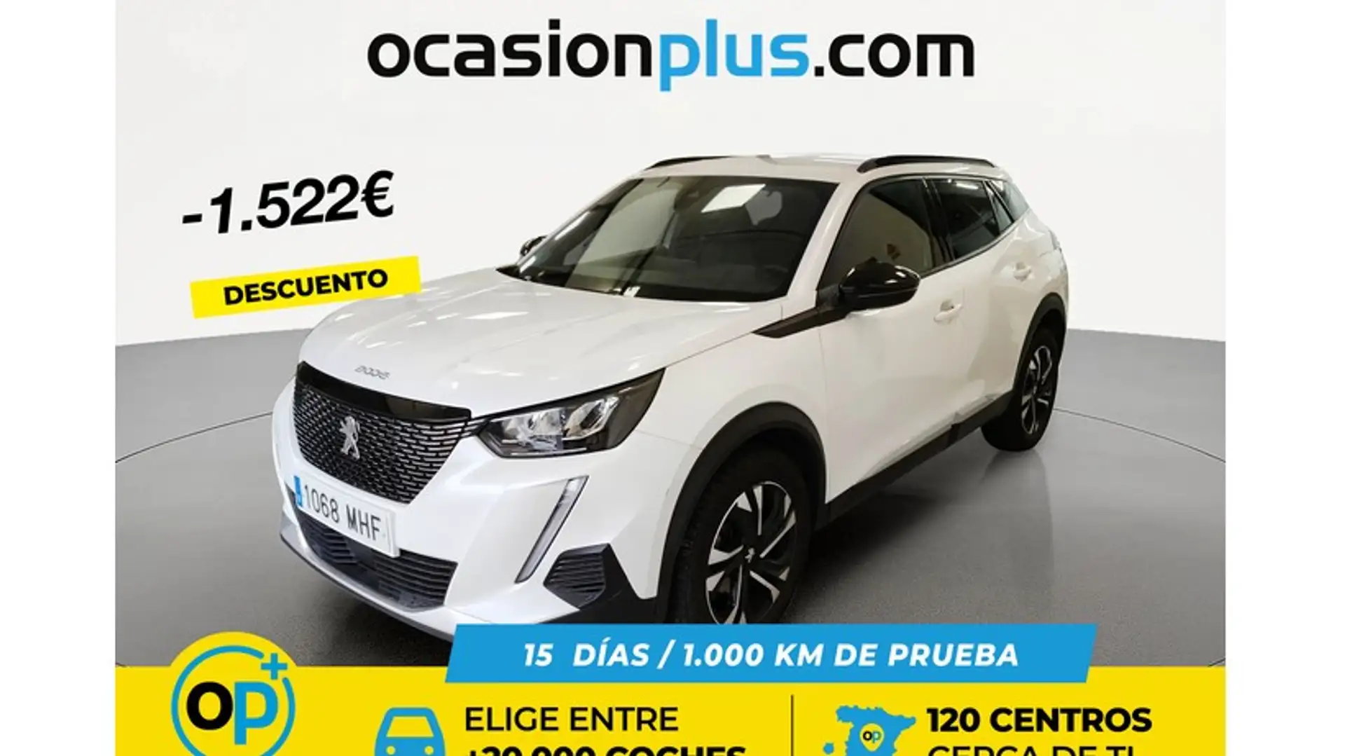 Peugeot 2008 1.2 PureTech S&S Allure 100 Weiß - 1