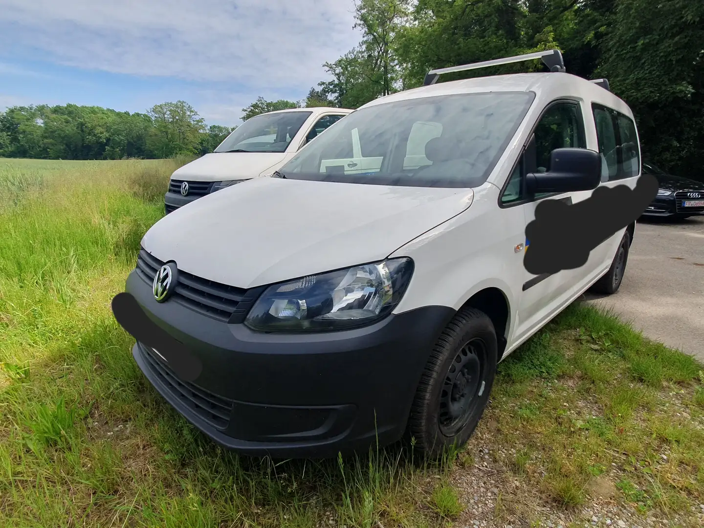 Volkswagen Caddy Maxi Kombi 5 Sitzer Anhängerkupplung Wit - 2