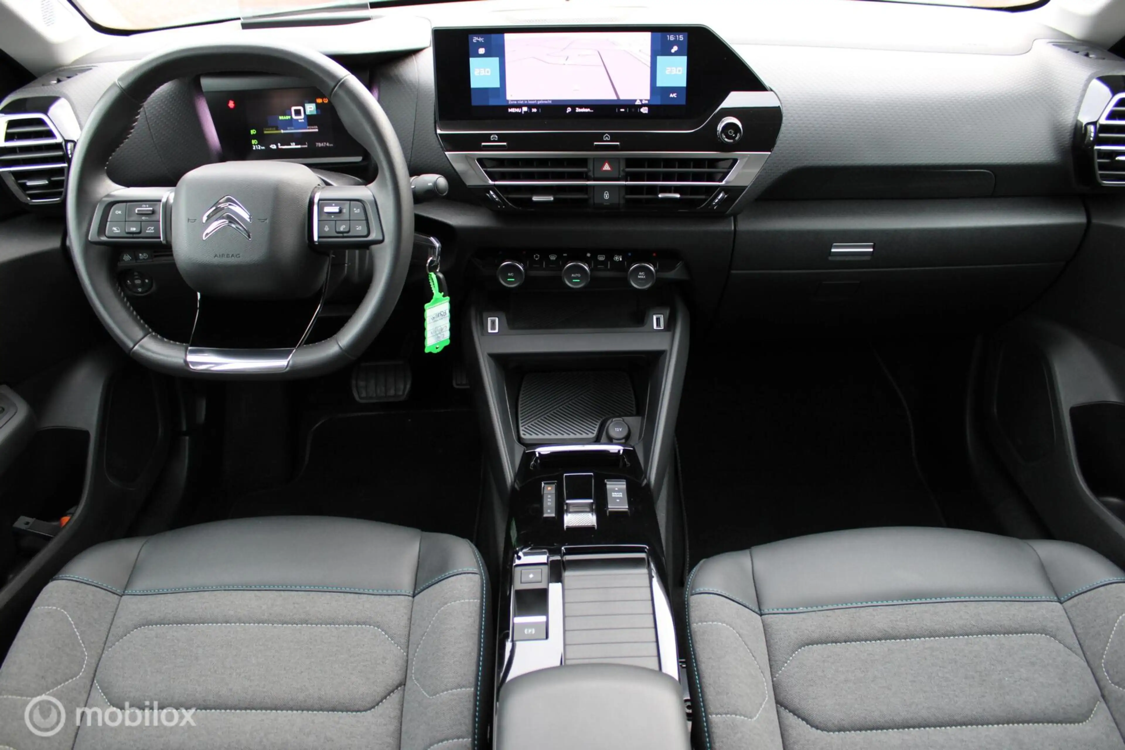 Citroen E-C4 Electric Feel Pack 50 kWh, Head-up display, Half leer/stof, — photo 4