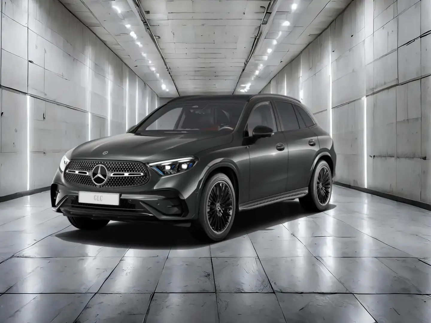 Mercedes-Benz GLC 300 d 4M AMG-ADV.PLUS+PANO+DISTR.+HUD+DIG.L. Grau - 1