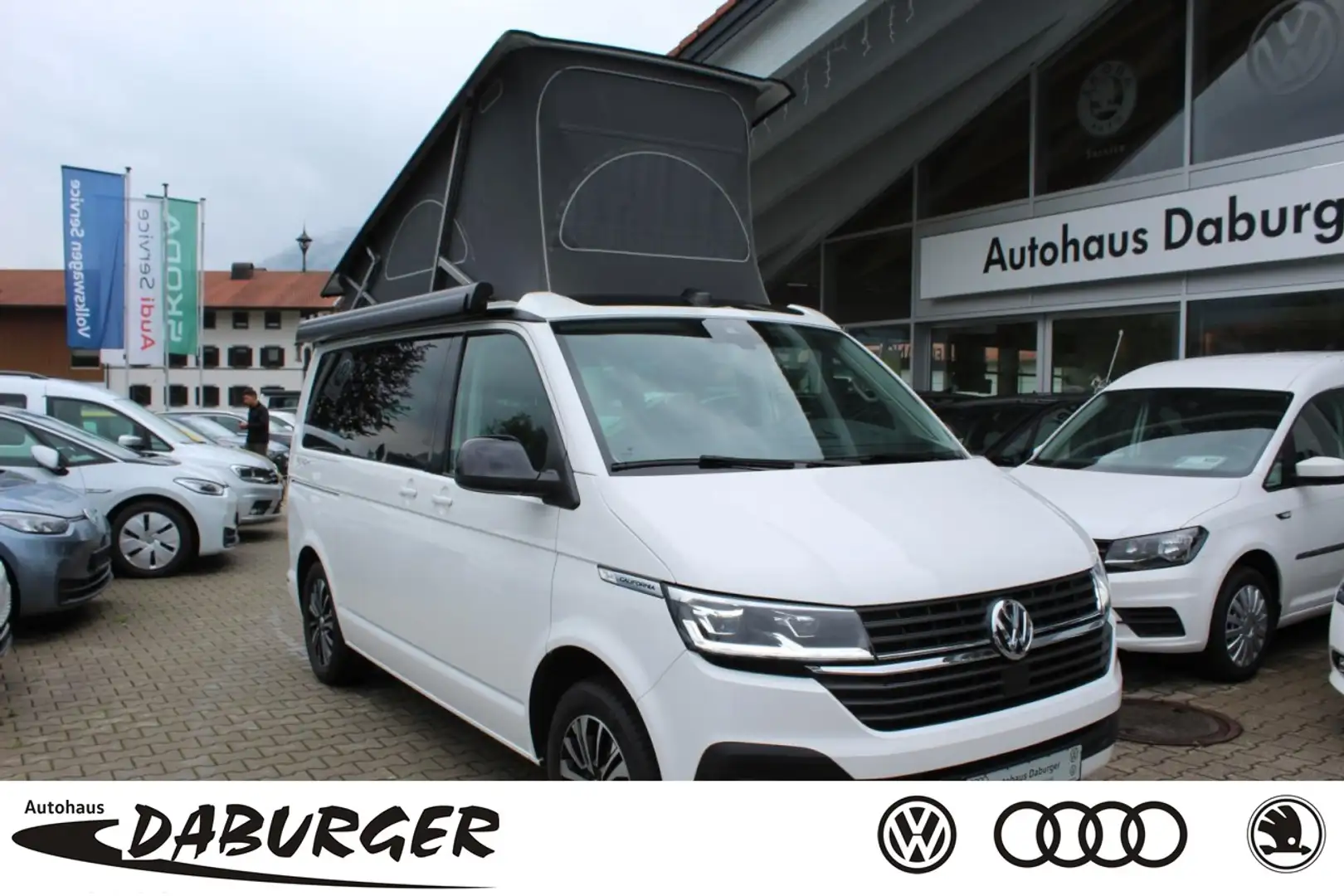 Volkswagen T6.1 California Beach Edition KAMERA+MARKISE Klima Navi Weiß - 1