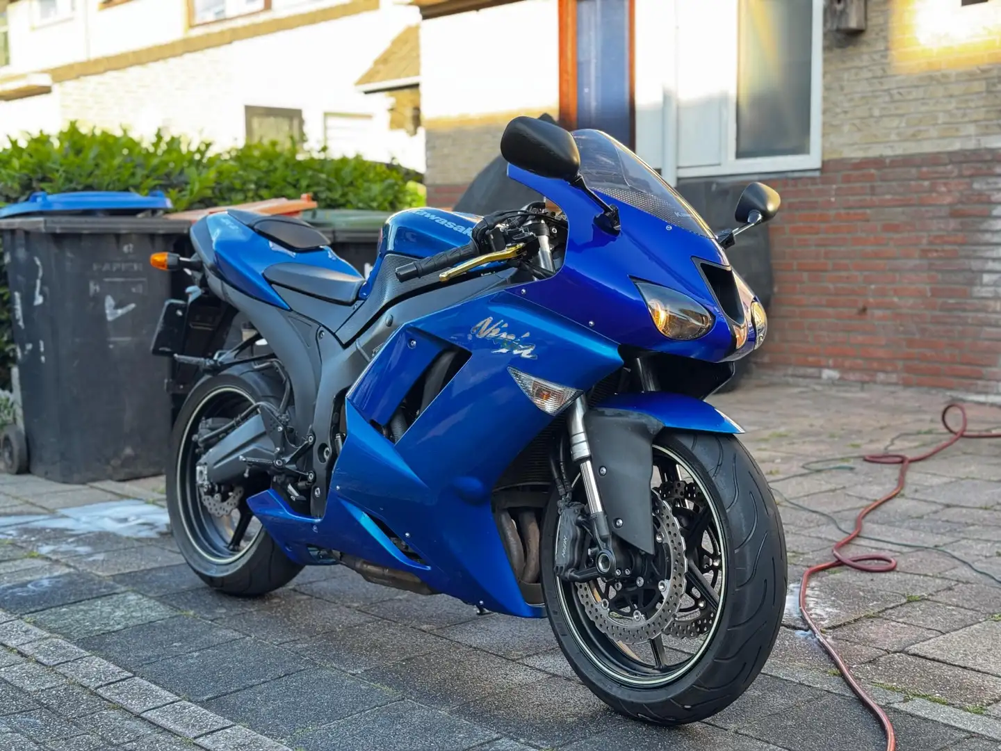 Kawasaki Ninja ZX-6R Albastru - 1