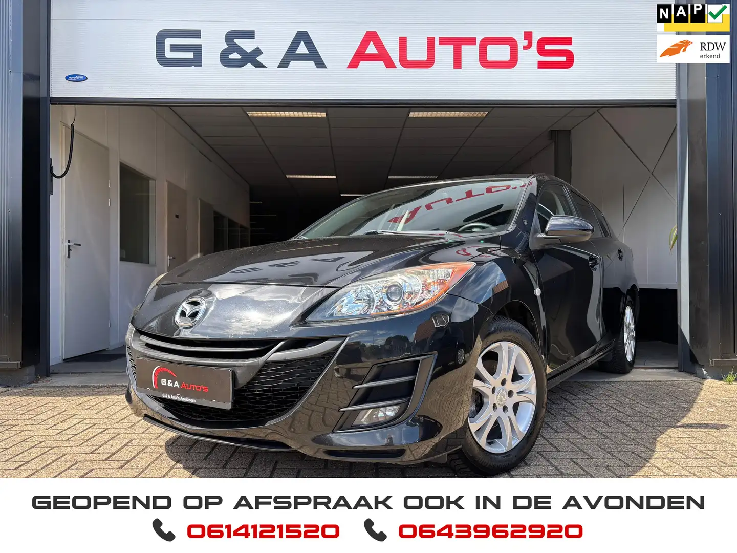 Mazda 3 1.6 / CRUISE CTRL / PDC / STOELVERW / AIRCO Noir - 1