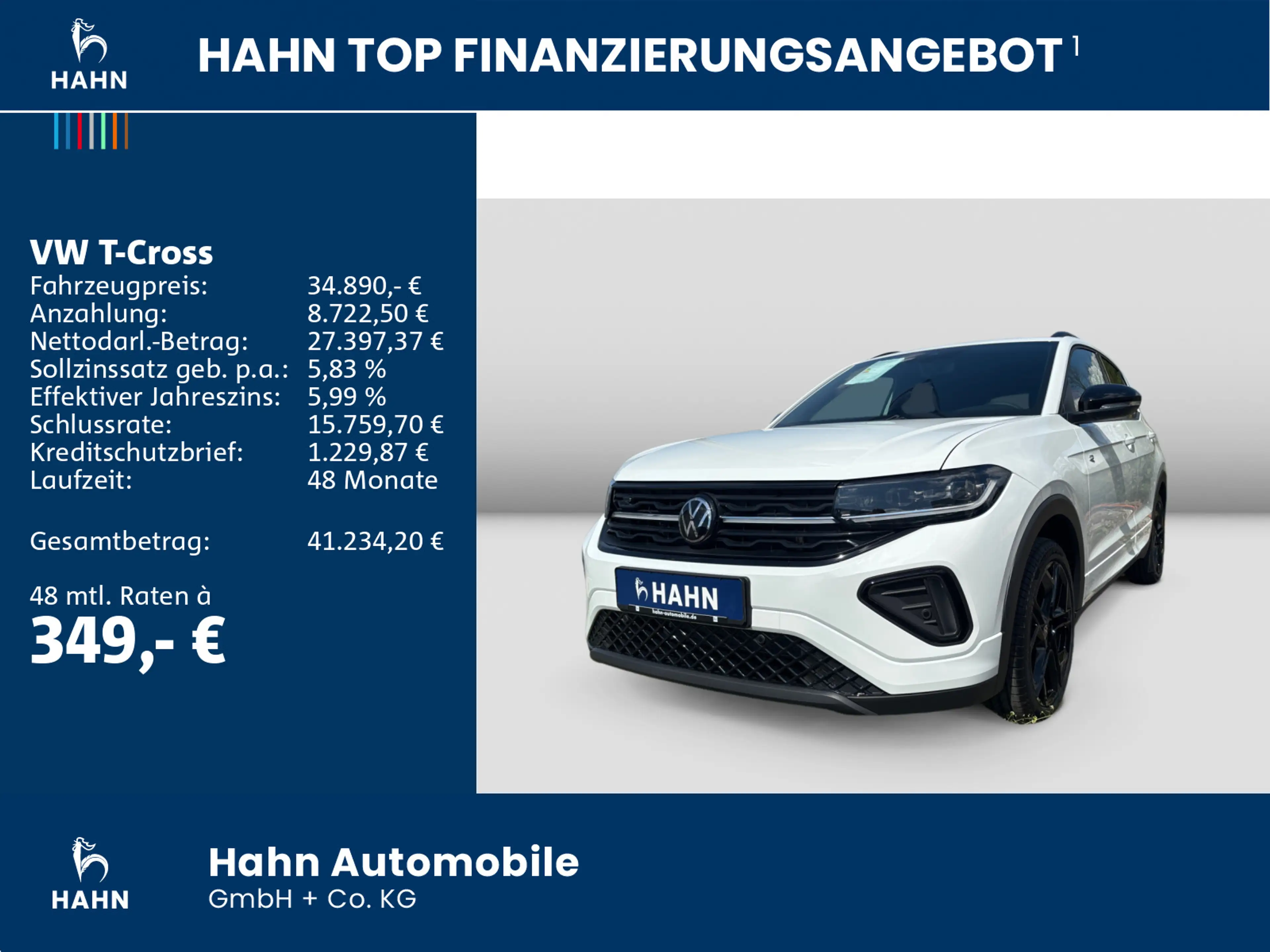 Volkswagen T-Cross R-Line 1.5l TSI ACT OPF 110kW 7-Gang-DSG — photo 2