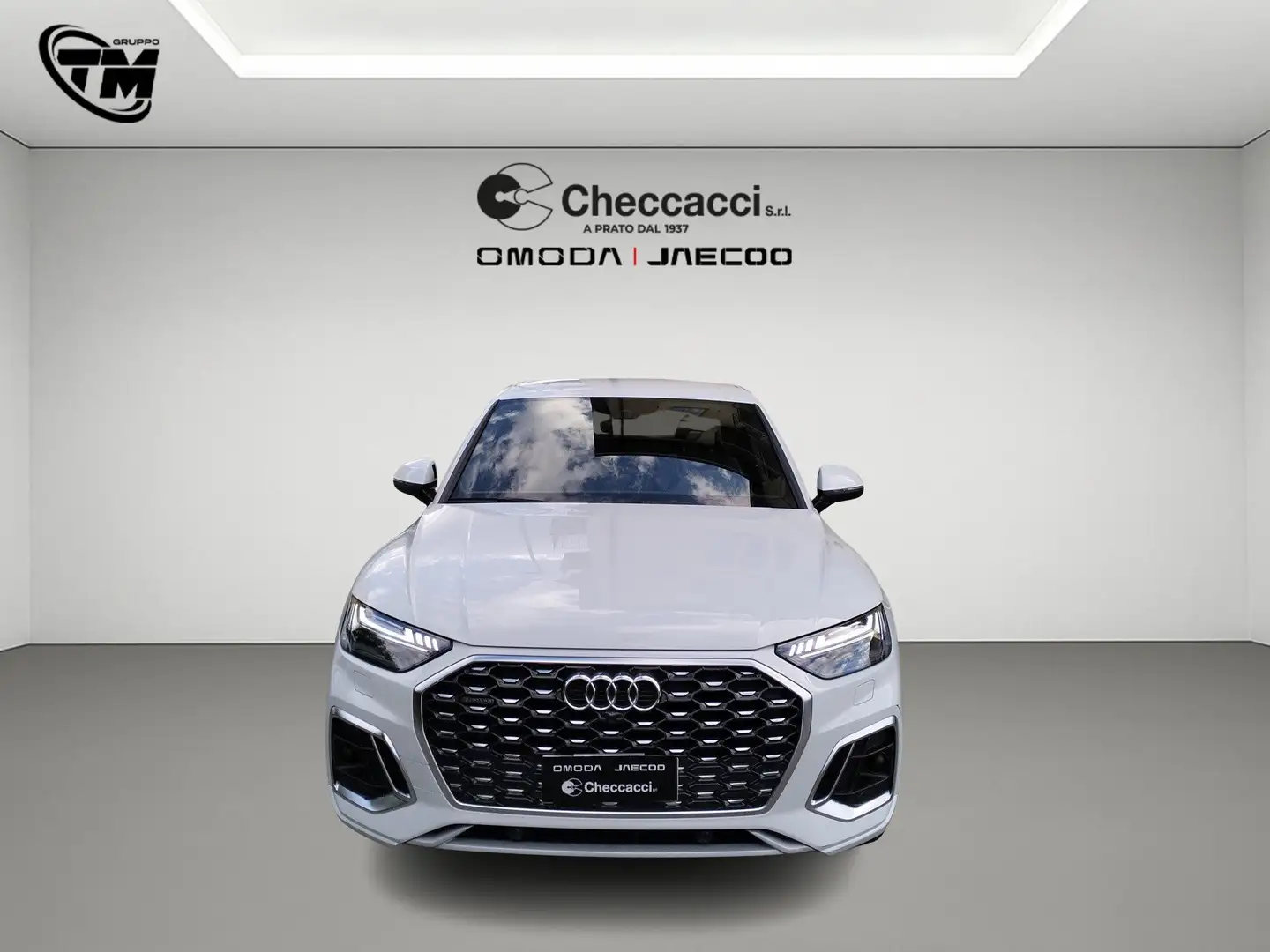 Audi Q5 Sportback 40 12V S line Plus quattro s-tronic Blanc - 2