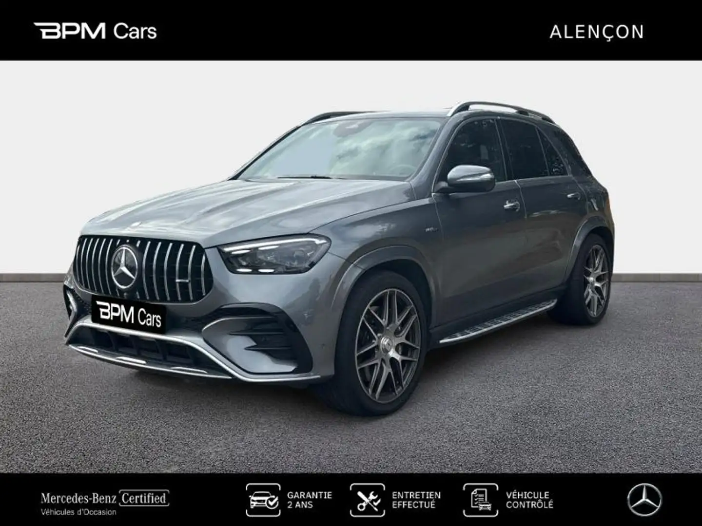 Mercedes-Benz GLE 53 AMG 53 AMG 449ch+136ch Hybride 4Matic+ 9G-Speedshift T Gris - 1