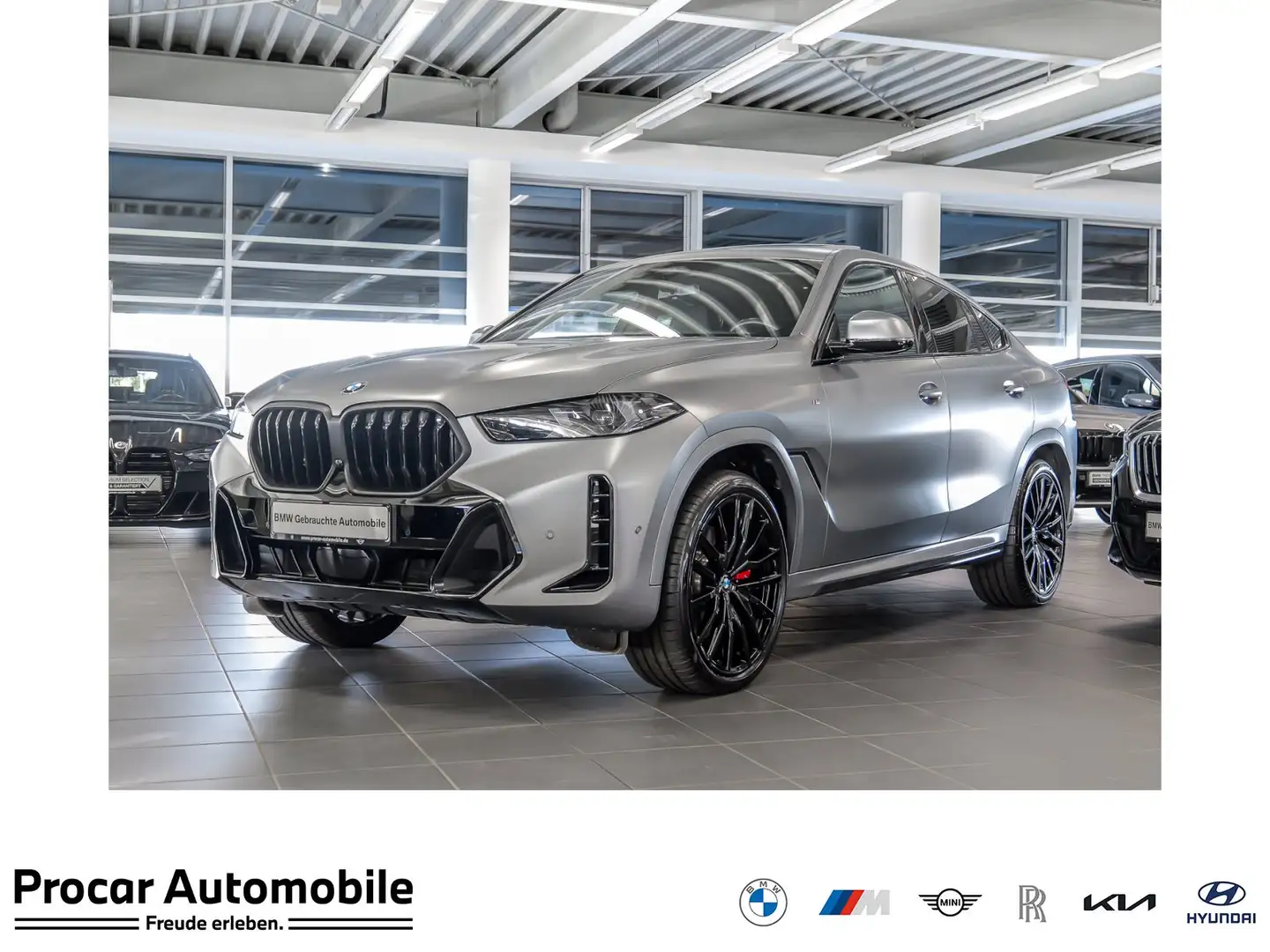 BMW X6 xDrive30d M Sport HUD PANO RFK NAVI Standh. Grau - 1