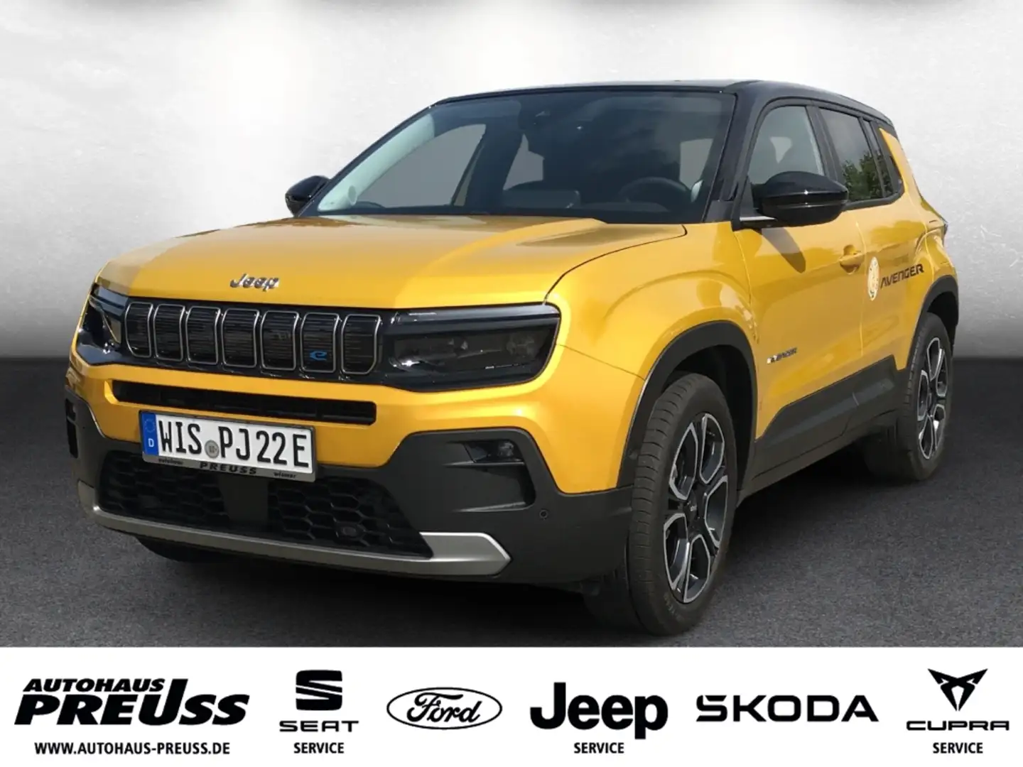 Jeep Avenger Elektro Summit Sárga - 1