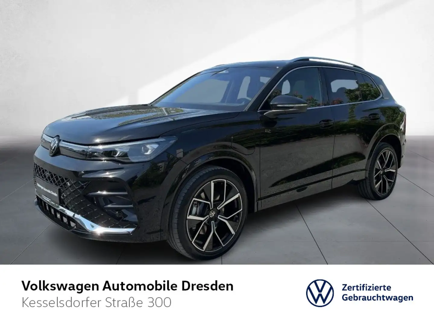 Volkswagen Tiguan R-Line 1,5 eHybrid DSG *AHZV PANO LEDER* Noir - 1