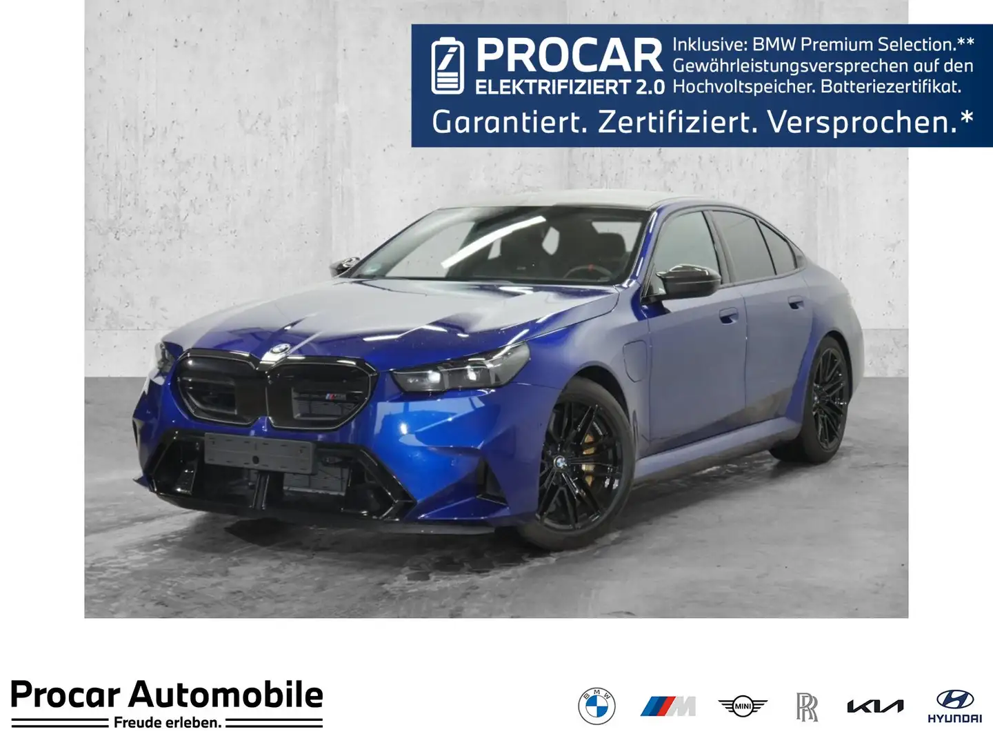 BMW M5 Limousine M Drivers B&W DA Prof PA Prof HuD Blau - 1
