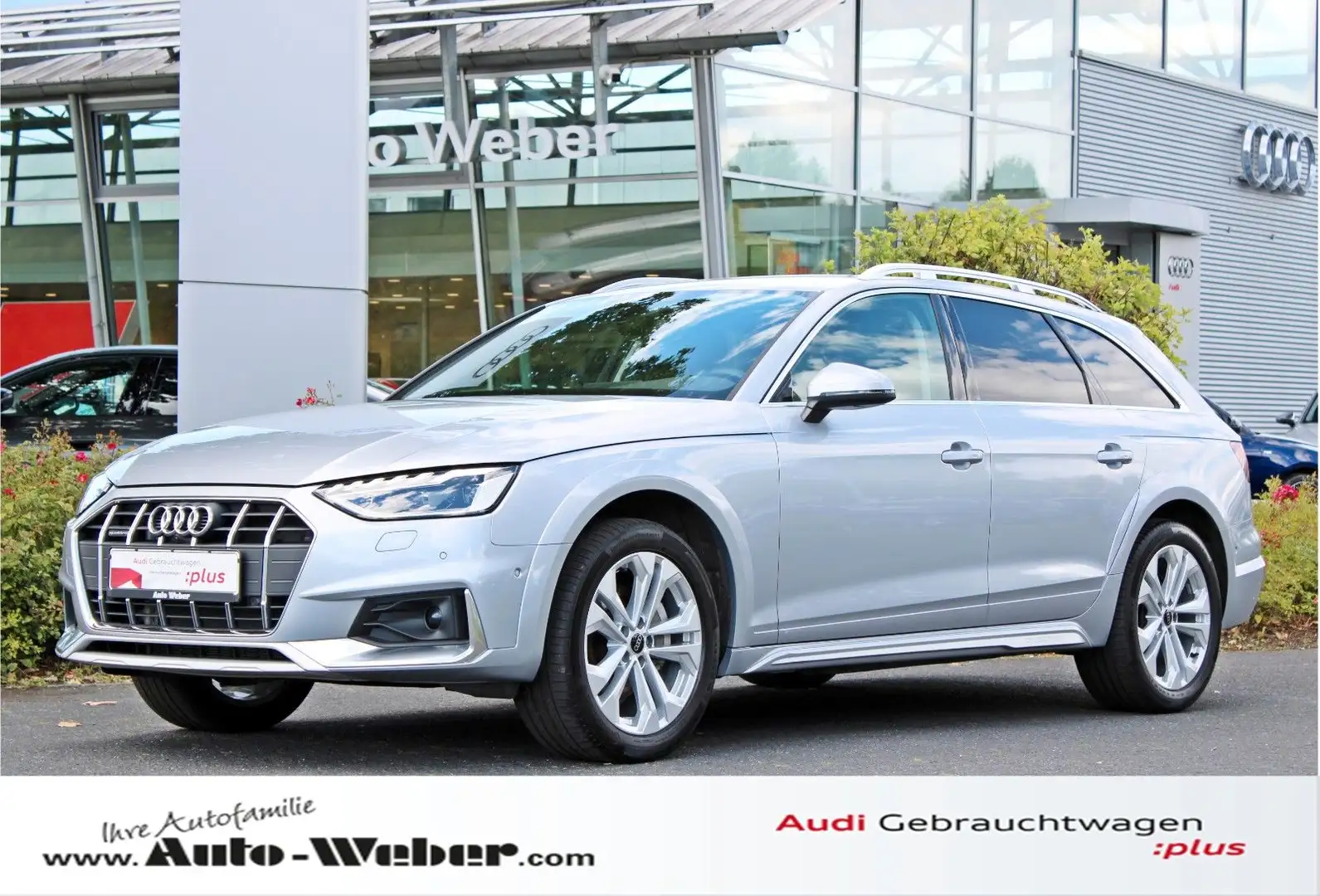 Audi A4 allroad quattro 40TDI AHK MATRIX STHZG Silber - 2