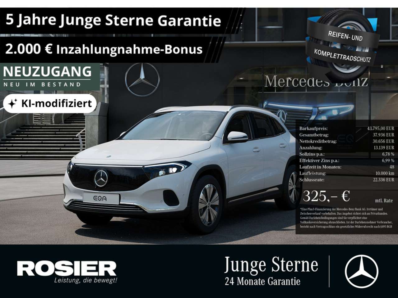 Mercedes-Benz EQA 350 — Mercedes-Benz EQA 350 4M Progressive Advanced AHK ACC LED