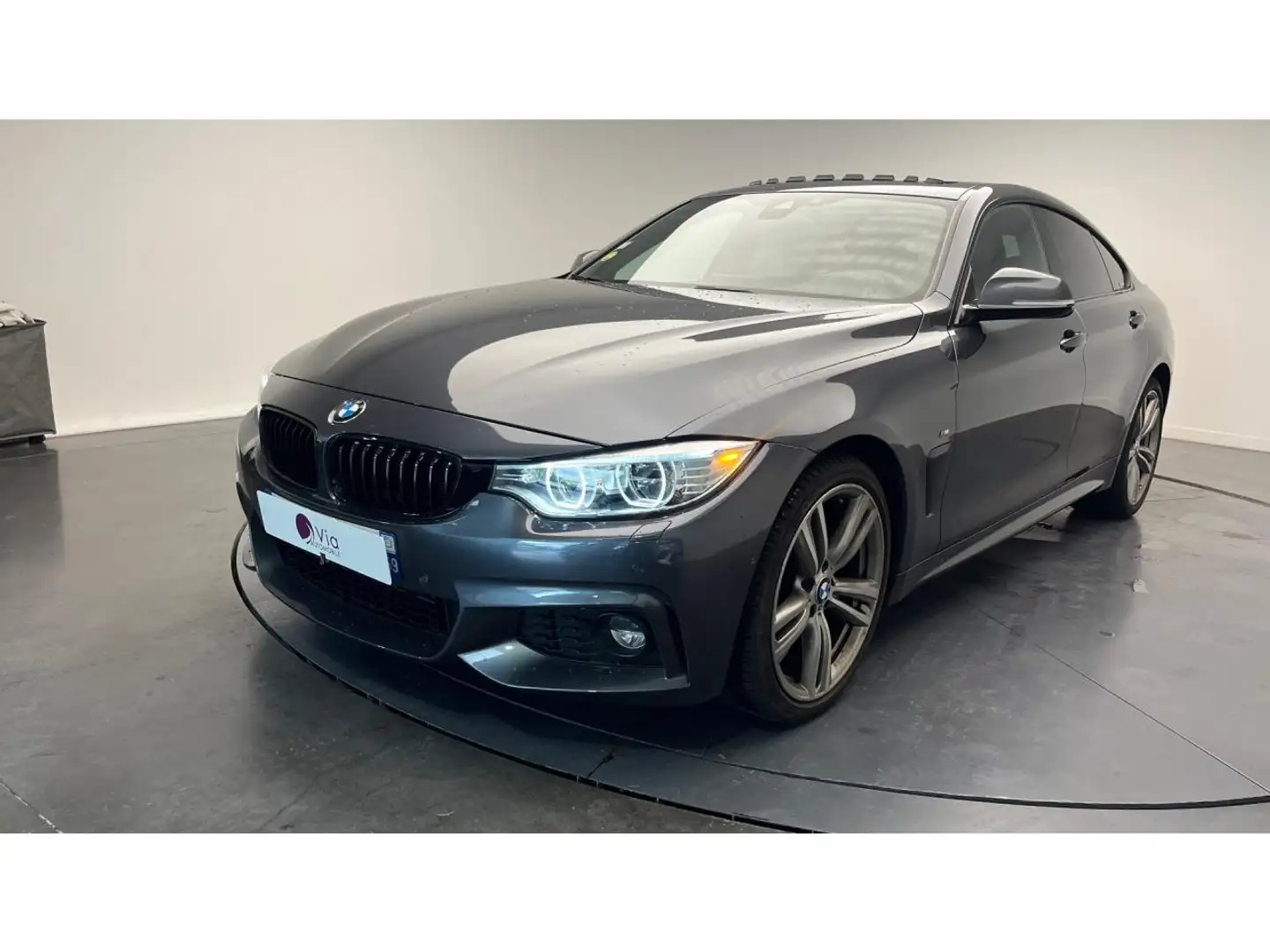 BMW 420 420d xDrive Gran Coupé M Sport F36 / Entretien Complet BMW / HUD/ Toit Ouvrant / Camera 270°/ Carpla Gris - 1