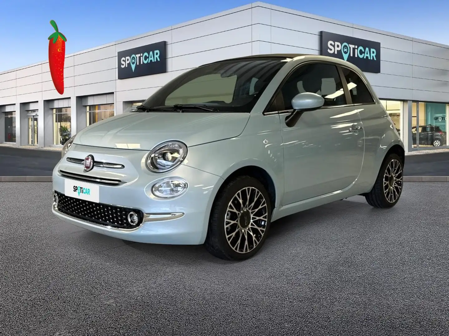 Fiat 500C 1.0 70cv Ibrido Dolcevita Grün - 1