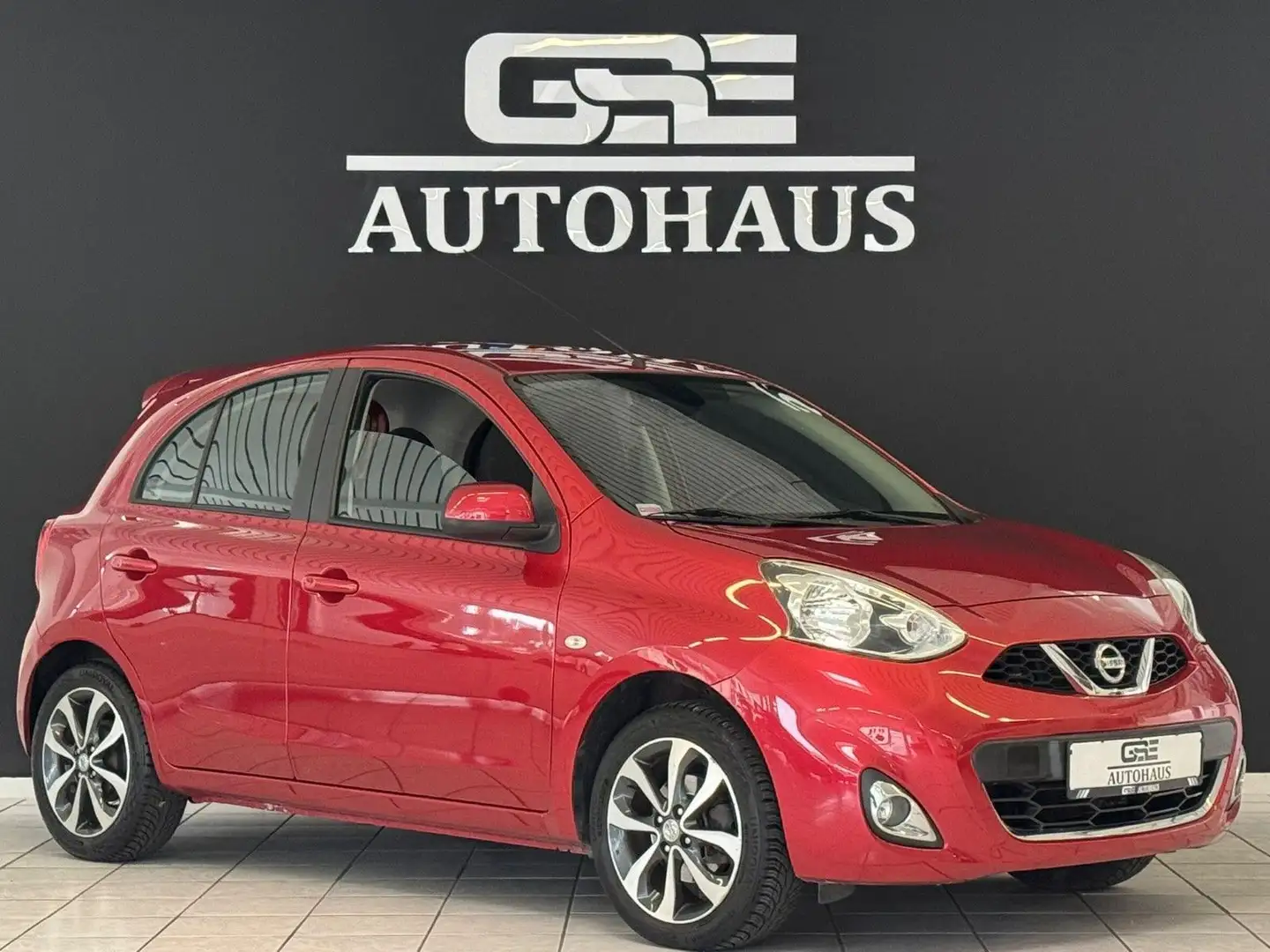 Nissan Micra Acenta*Kamera*Navi*Pdc*Klima* Rot - 1