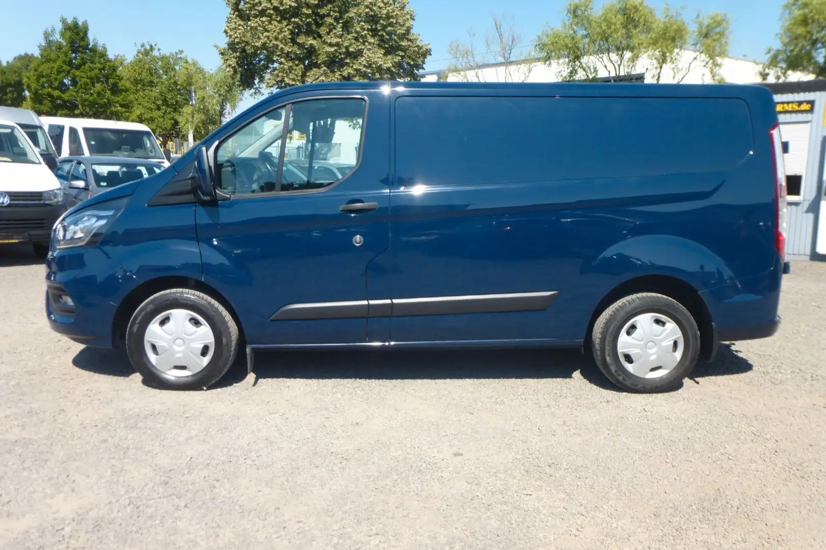 Ford Transit Custom L1 Klima Durchlade Abbiegel. AHK Blauw - 2
