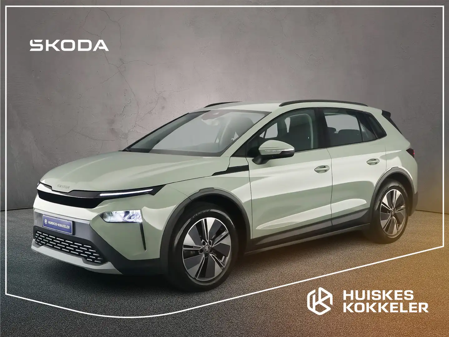 Skoda Elroq Elektromotor 55 kWh 170pk Selection €449,- private Vert - 1