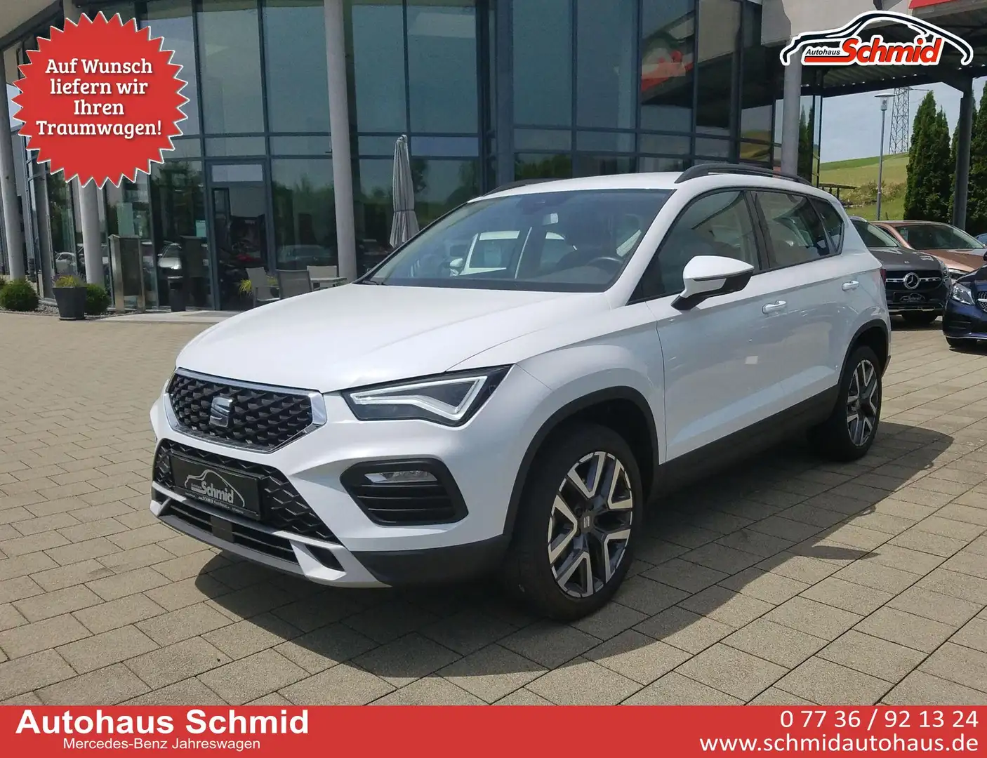 SEAT Ateca 1,5 TSI Style DSG Kamera, ACC, 1,5 Weiß - 1