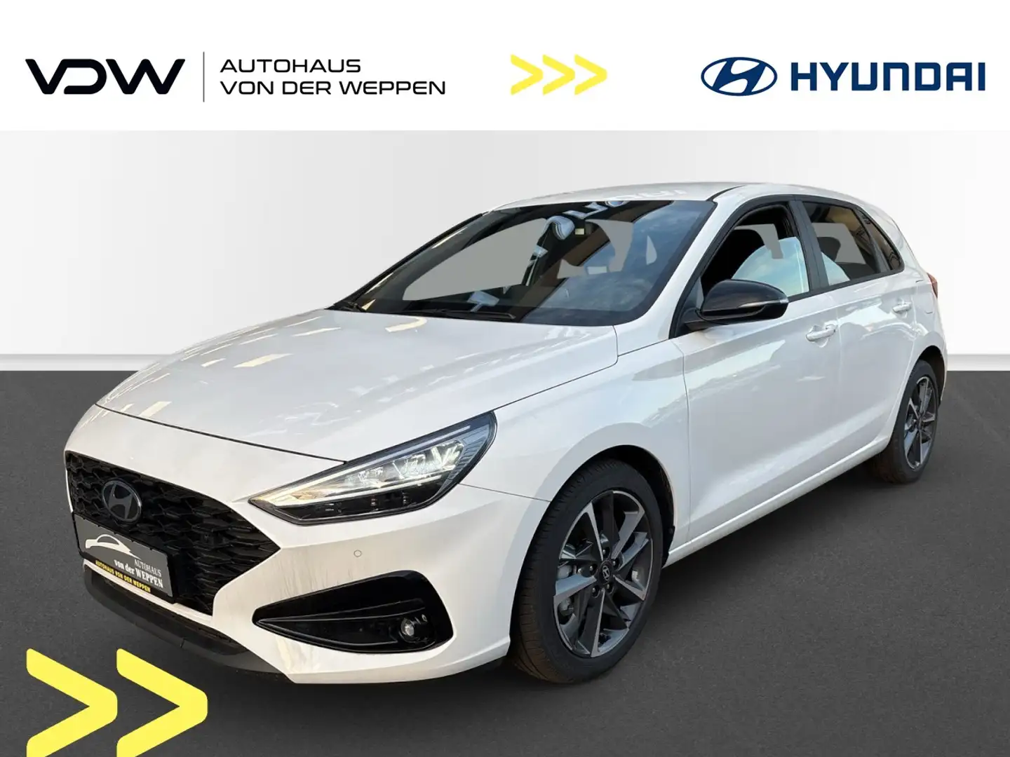 Hyundai i30 Advantage*PLUS-Paket*Totwinkel*Automaik*uvm* Weiß - 1