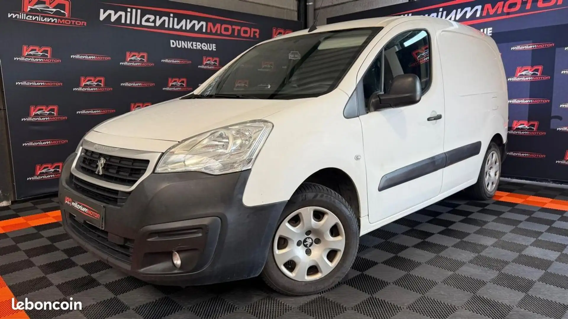 Peugeot Partner fourgon standard 3 places 1.6 bluehdi 75cv garanti Blanc - 1