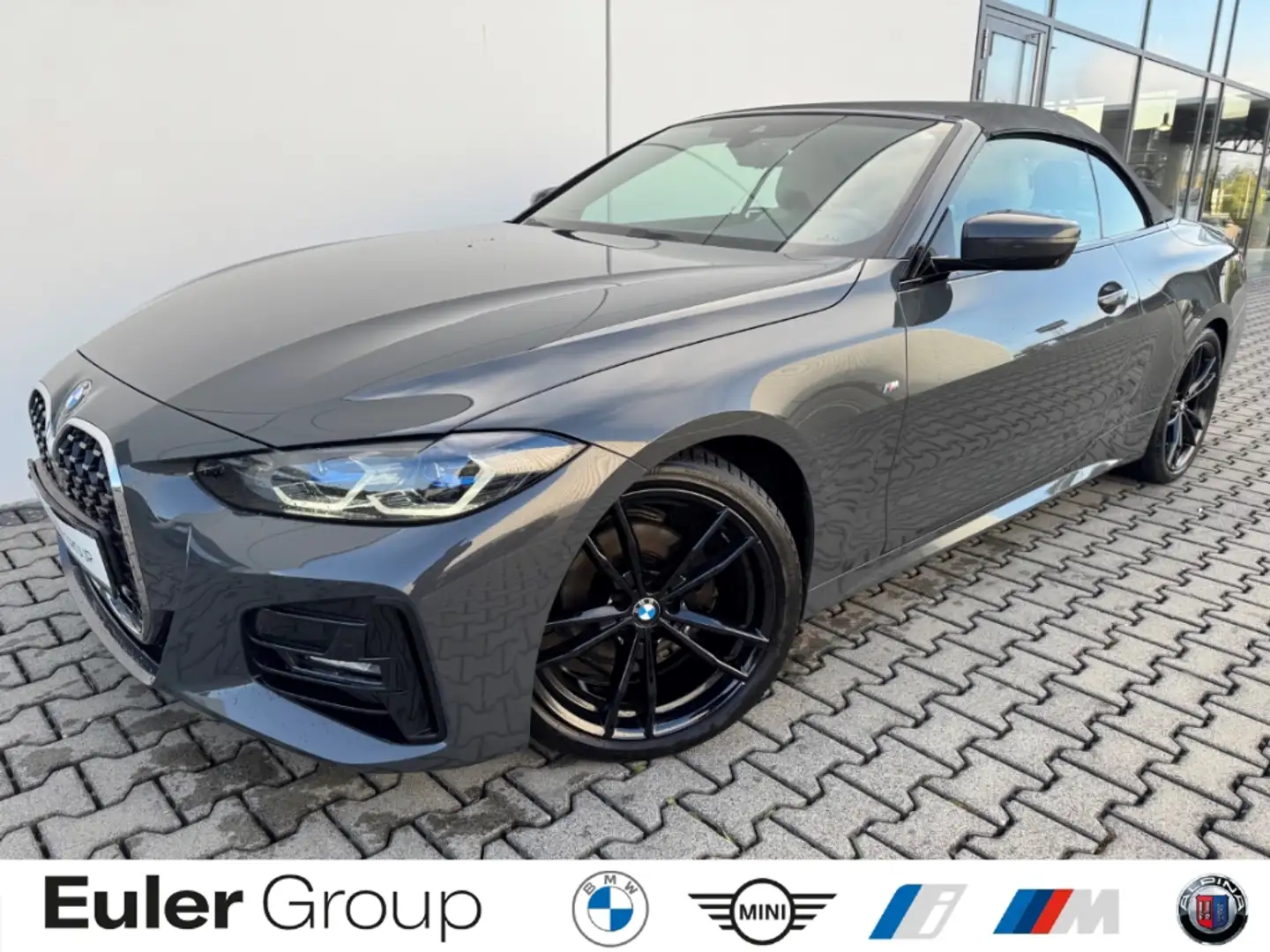 BMW 420 dA Cabrio M-Sport LkHz ACC H/K Parkass+ LCProf Grau - 1