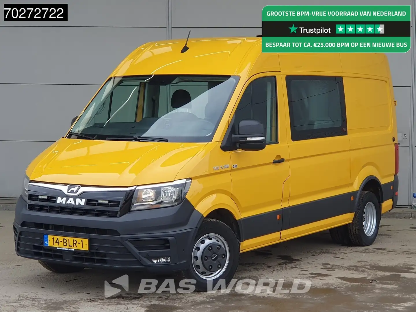 MAN TGE 5.180 Automaat Dubbel Cabine Dubbellucht Werkplaat Amarillo - 1