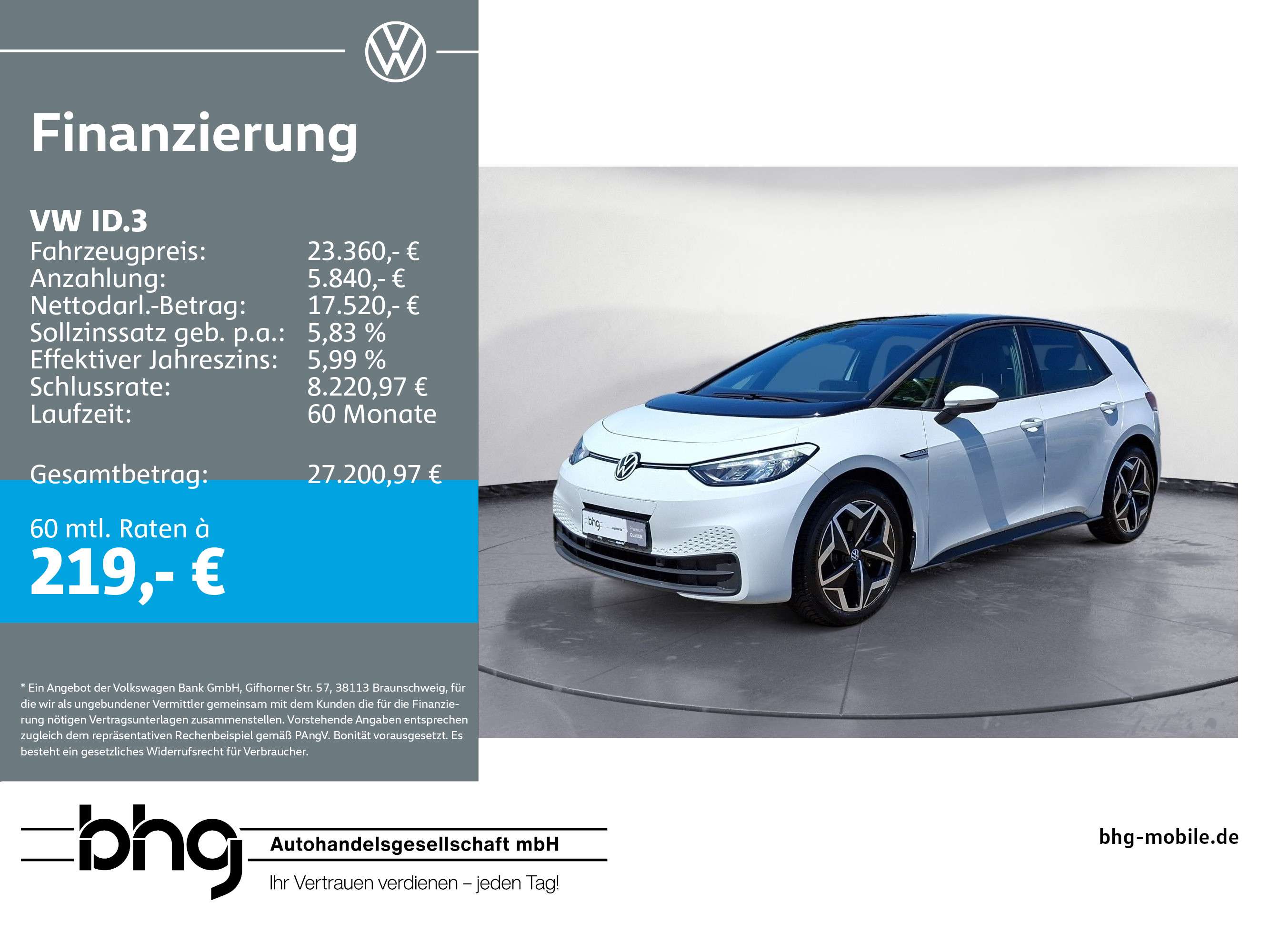 2023 Volkswagen ID3