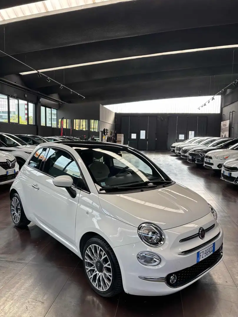 Fiat 500 1.2 Lounge Blanc - 2