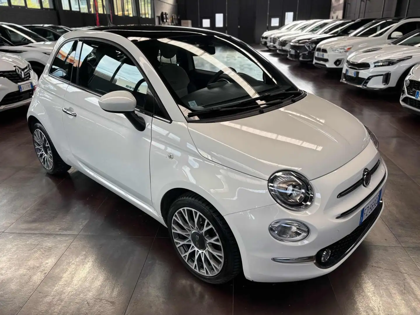 Fiat 500 1.2 Lounge Blanc - 1