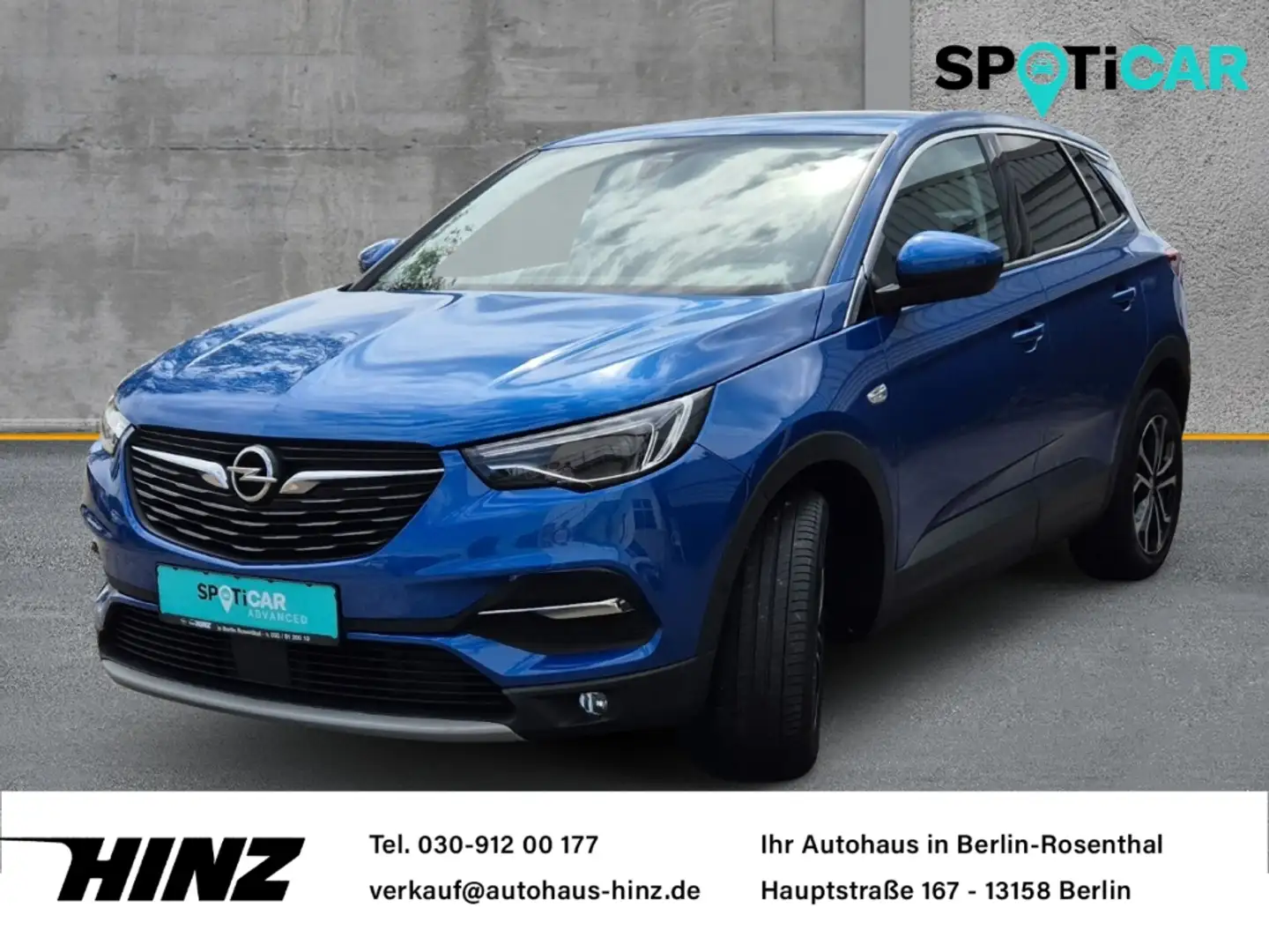 Opel Grandland X INNOVATION Turbo 1.2, LED,Keyless,Klimaautm. Blau - 1