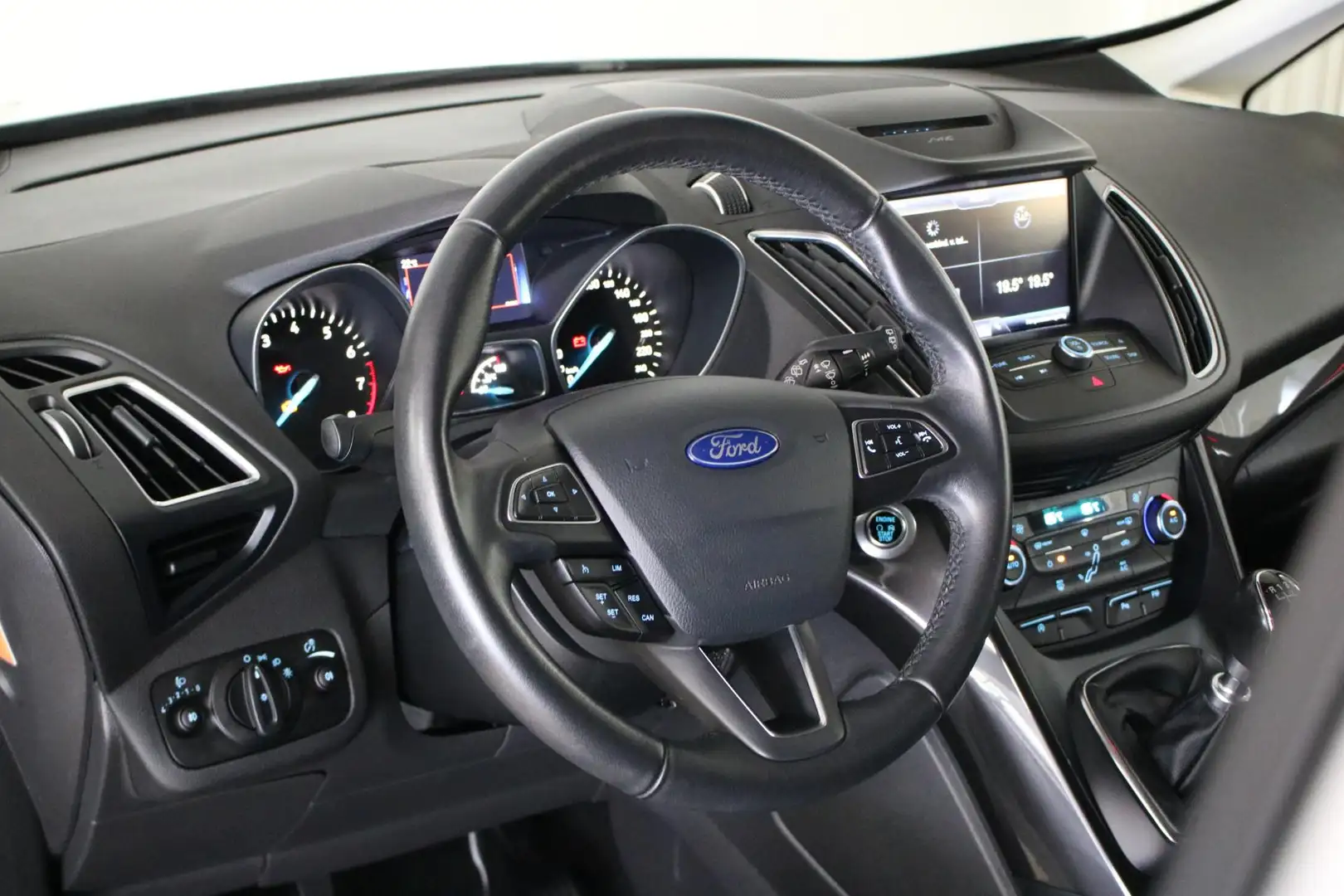 Ford C-Max 1.0 Titanium 125 PK. Clima - Cruise - Navi - Bluet Grijs - 2