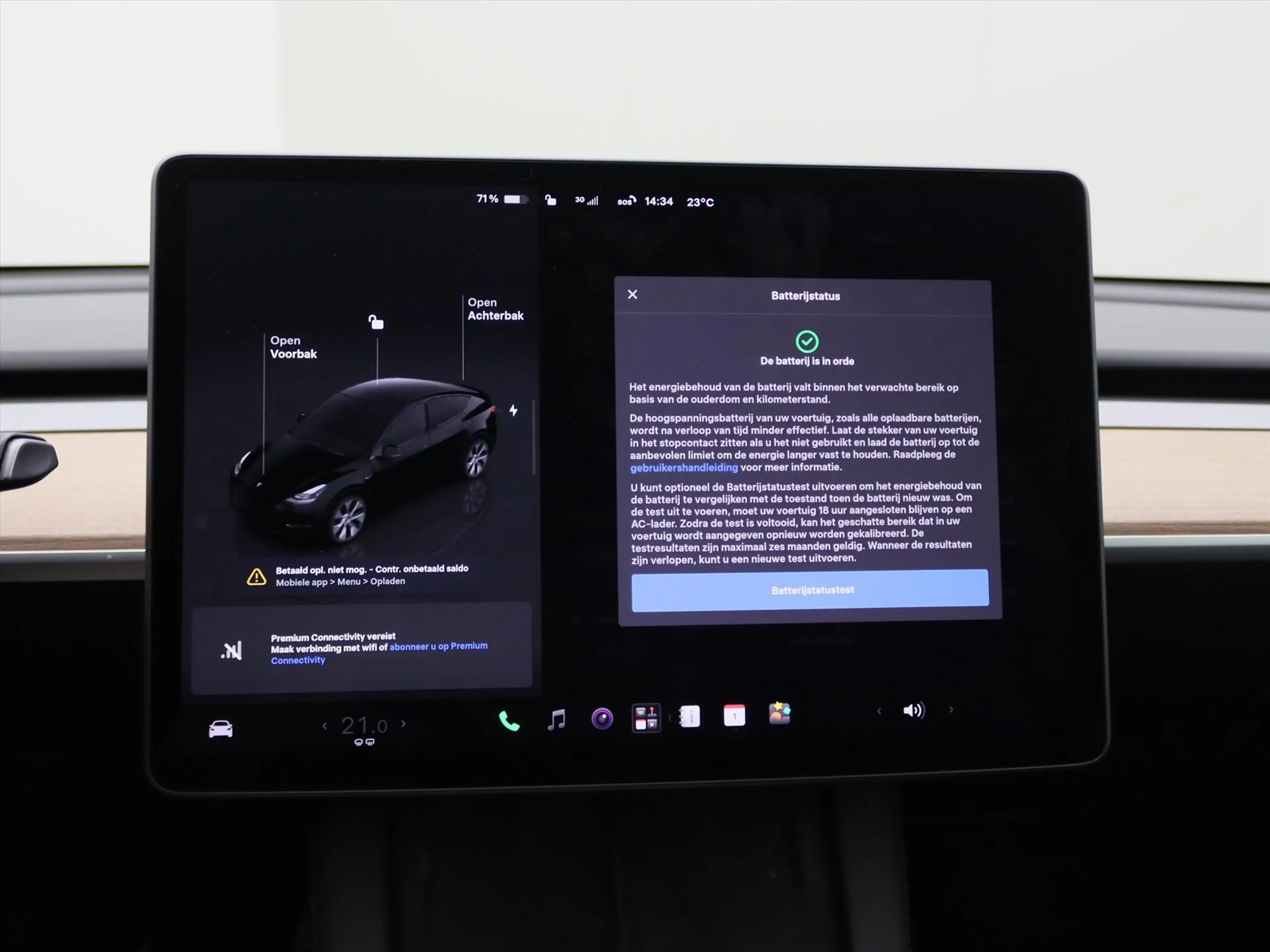 Tesla Model Y Long Range AWD 75kWh 351pk 93.7% SoH [ AMD RYZEN+A — photo 29