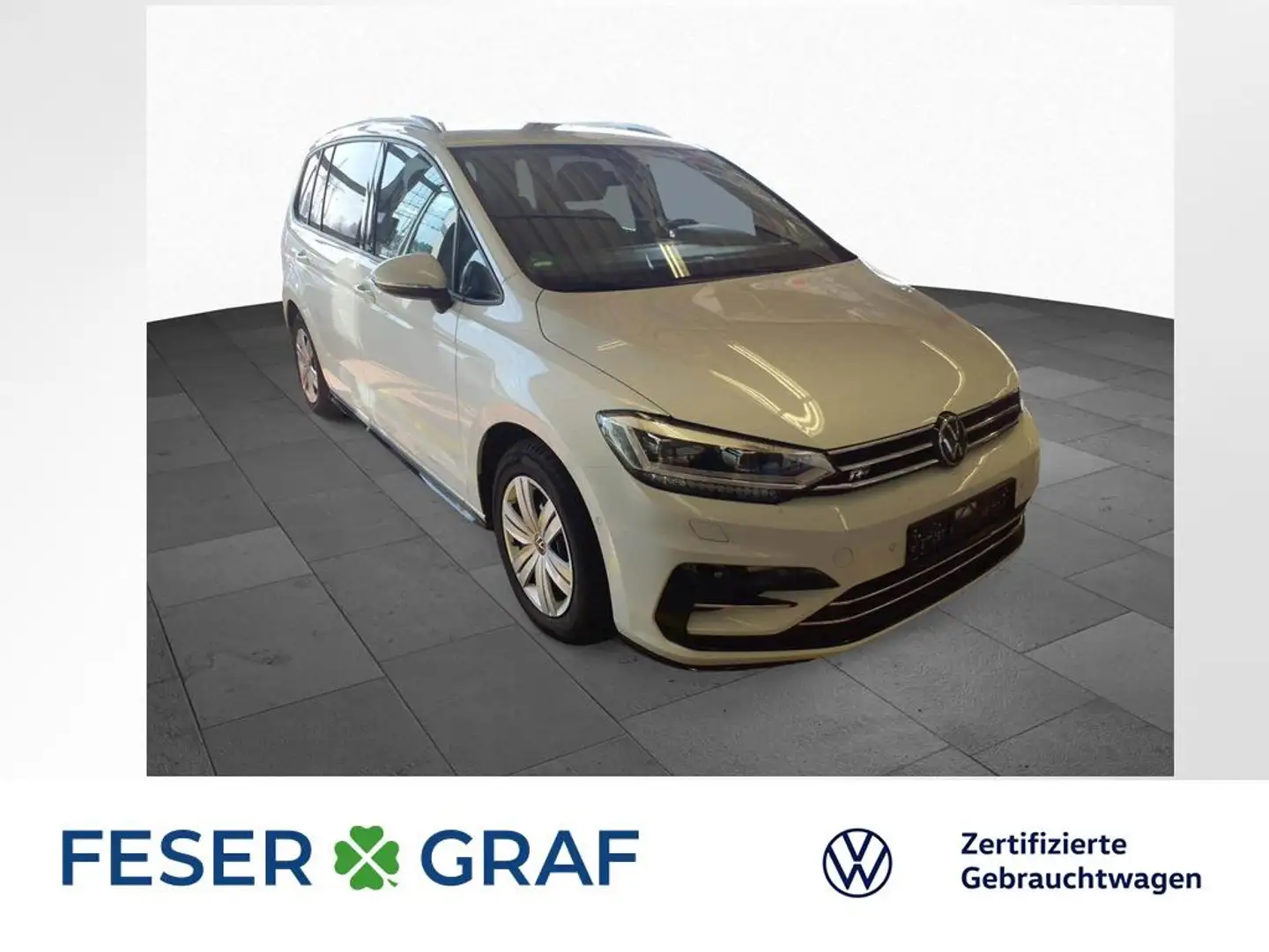 Volkswagen Touran 1.5 TSI R-LINE DSG KAM NAVI ACC LED Weiß - 1