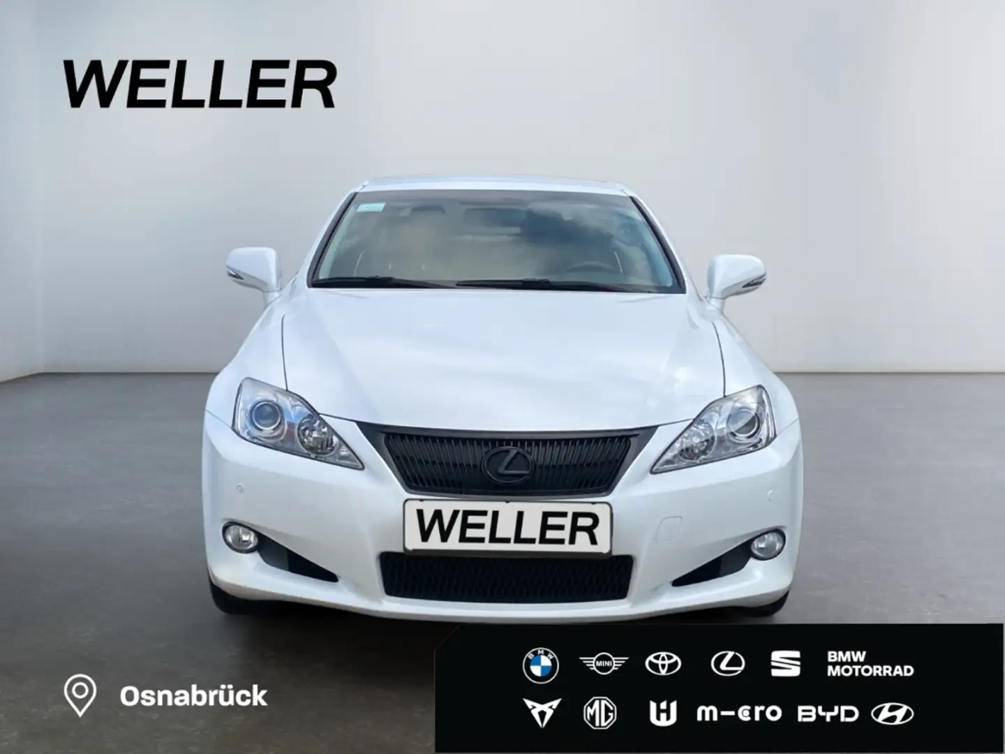 Lexus IS 250 Cabriolet *Leder*el Sitze*SHZ*Navi*Kamera* Weiß - 2