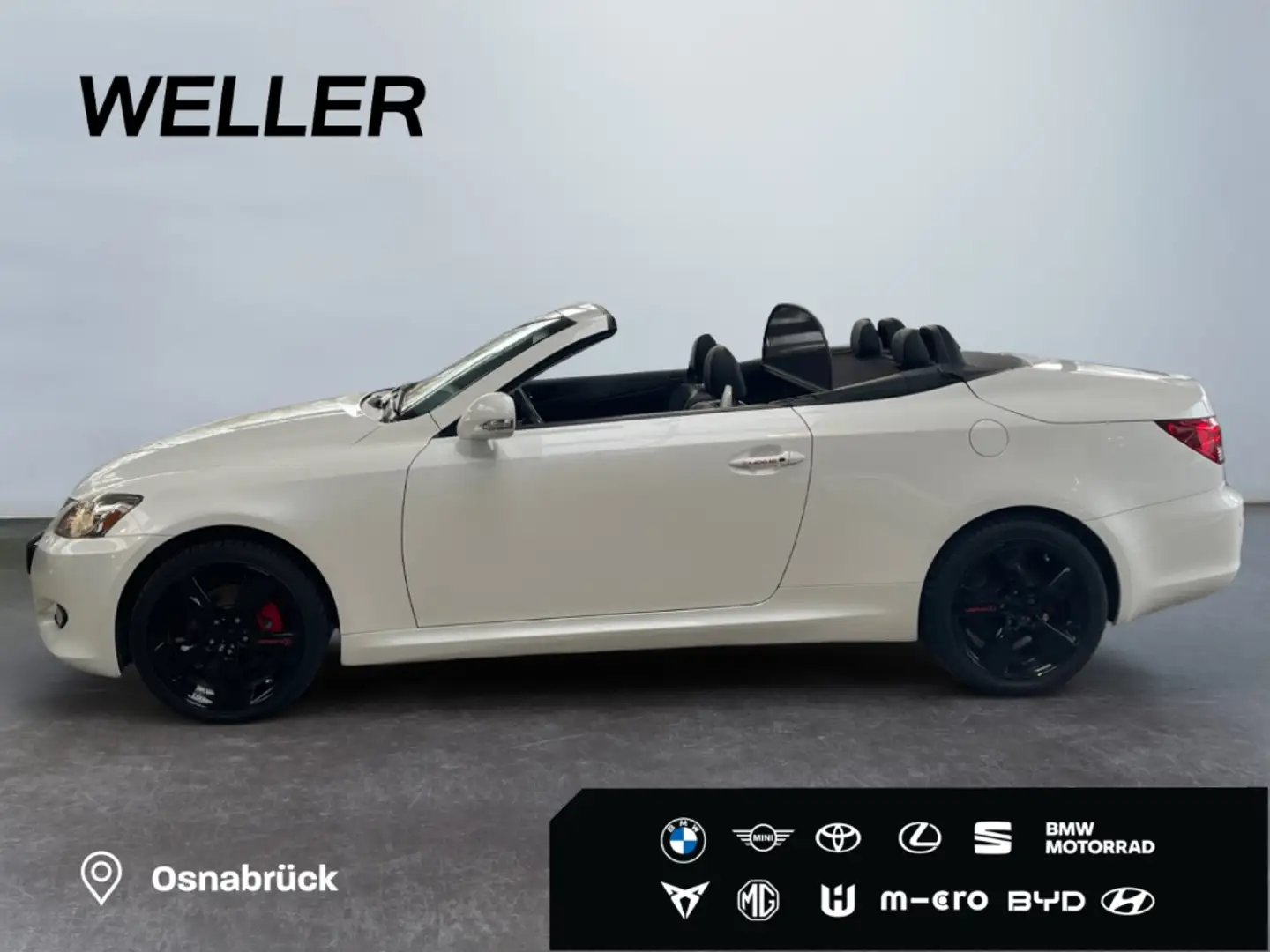 Lexus IS 250 Cabriolet *Leder*el Sitze*SHZ*Navi*Kamera* Blanco - 2