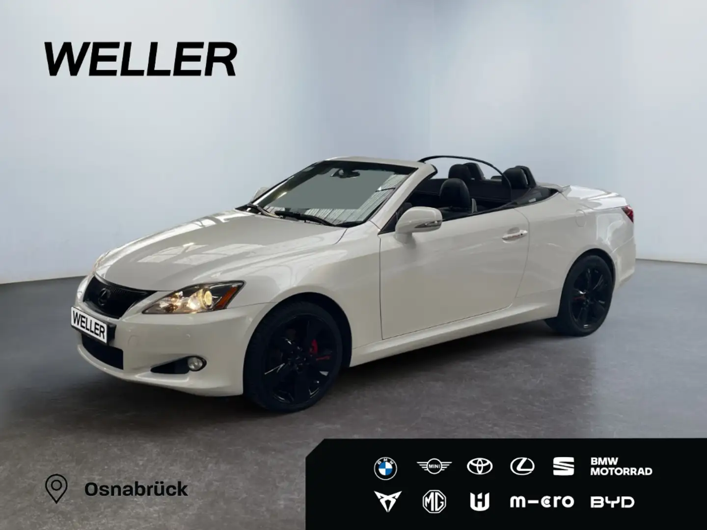 Lexus IS 250 Cabriolet *Leder*el Sitze*SHZ*Navi*Kamera* Blanco - 1