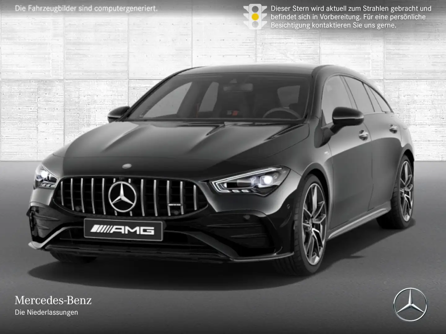 Mercedes-Benz CLA 35 AMG CLA 35 4M AMG+PANO+360°+BURMESTER+19"+HUD+TOTW+8G Schwarz - 2