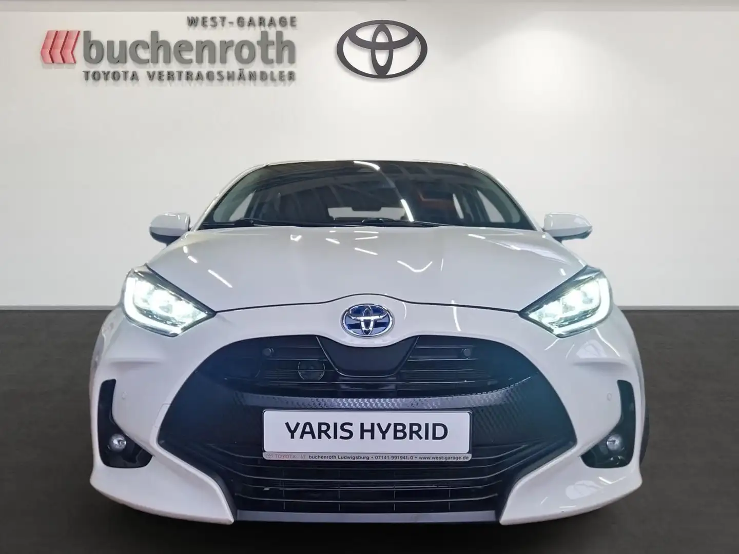 Toyota Yaris Hybrid Team Deutschland Tech.+Comf.Pak+AHK Blanc - 2