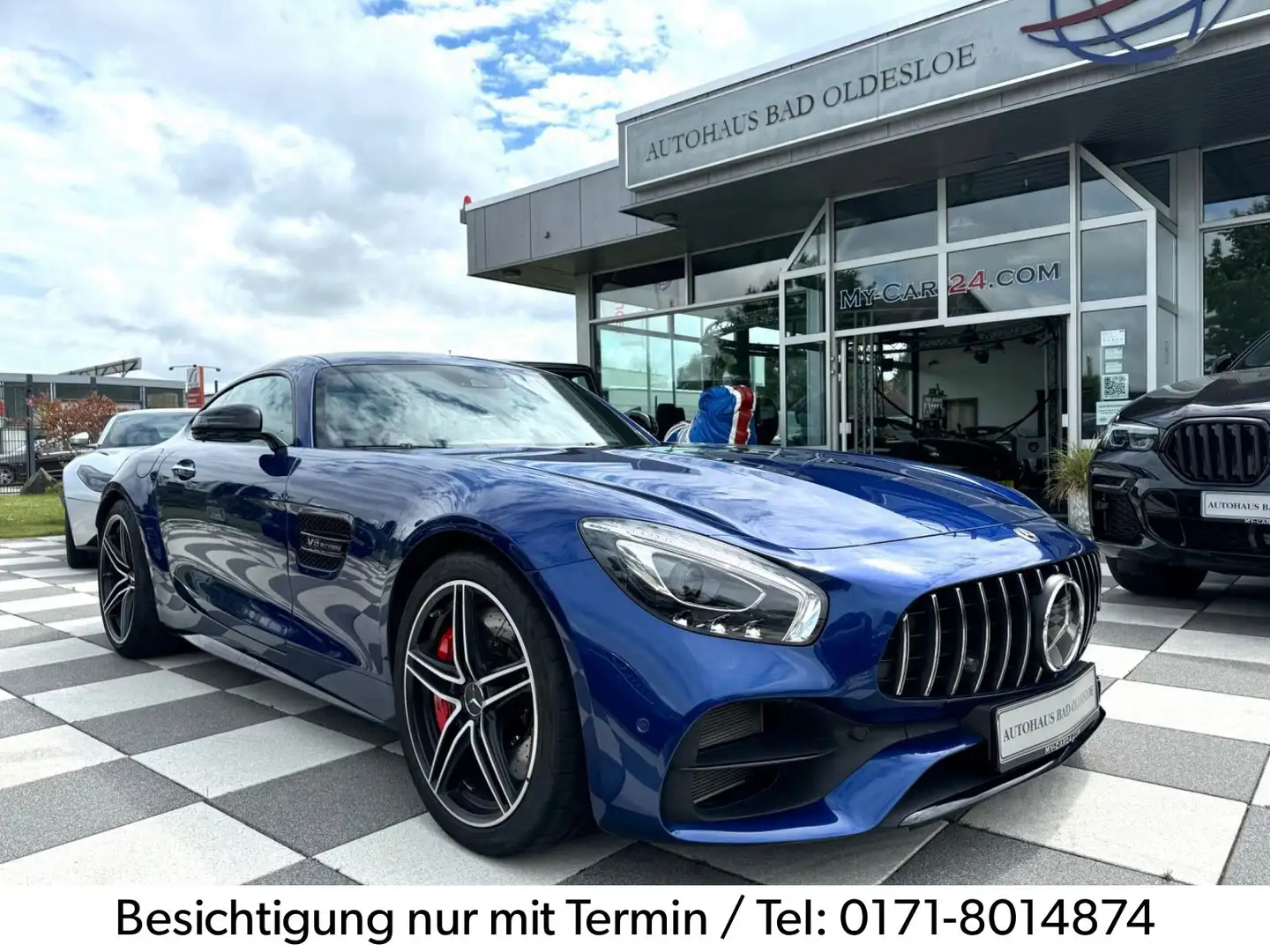 Mercedes-Benz AMG GT PANO,BURMESTER,AMG-PERF,AMG-NIGHT,NAPPA Bleu - 1