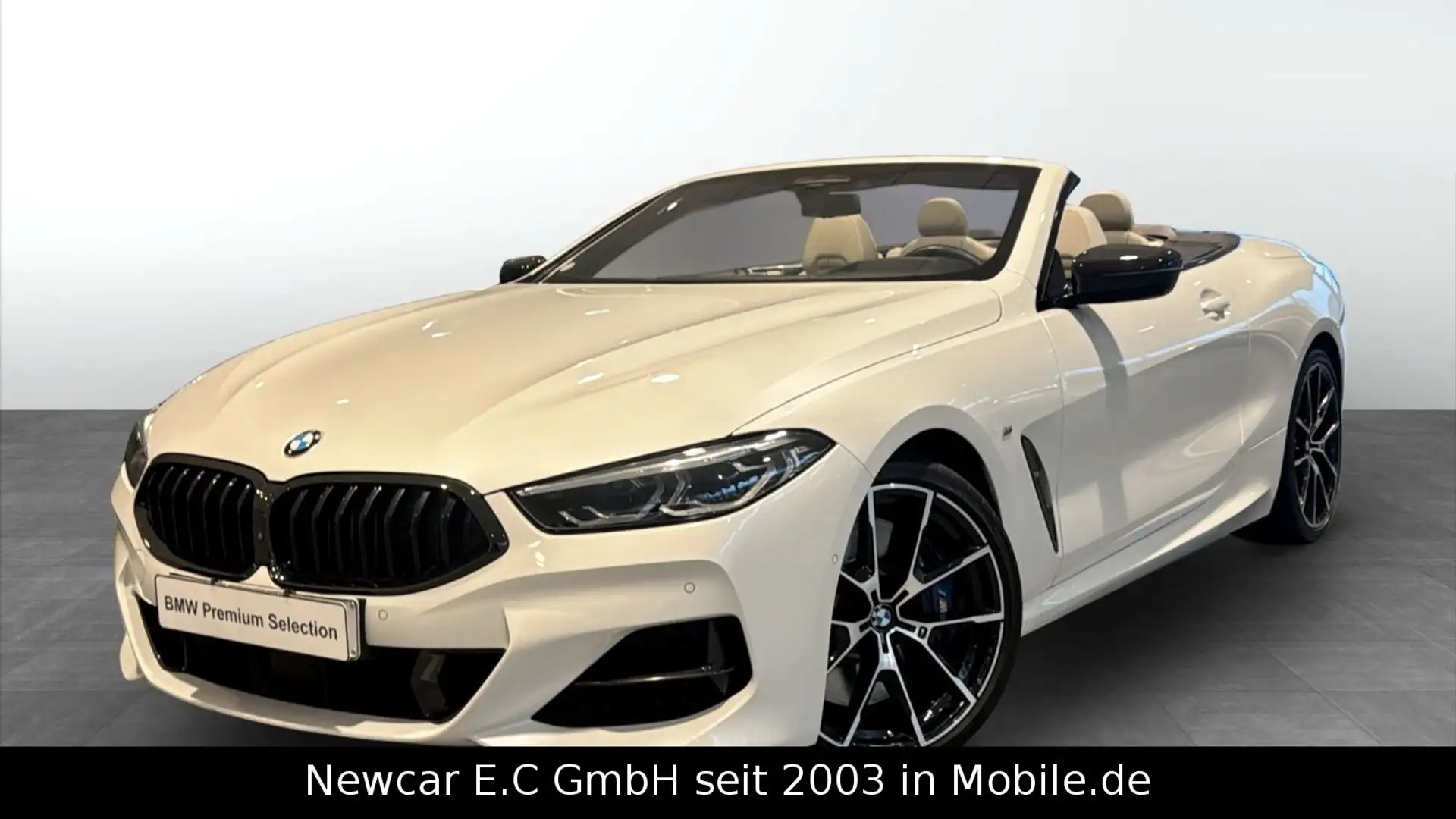 BMW M850 i x Drive Cabrio*SitzKlima*ACC*NightVision* Blanc - 1