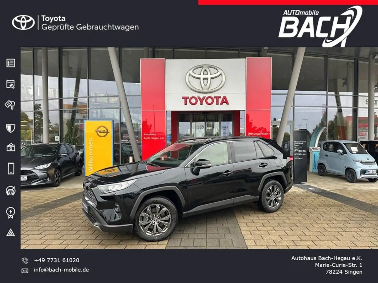 Toyota RAV 4 4 Hybrid 4x2 Team Deutschland,NAVI,KAMERA,LED Schwarz - 1