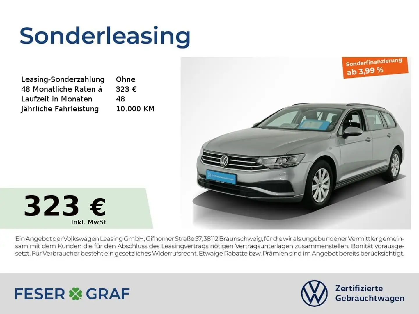 Volkswagen Passat Variant 1.5 TSI DSG Navi Kamera LED SiHz Silber - 1